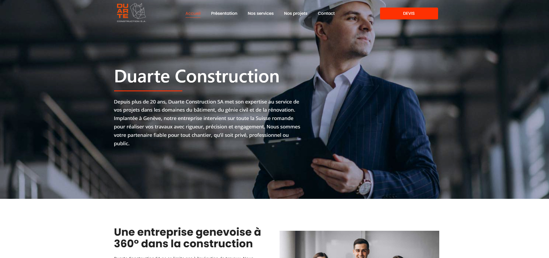 Duarte Construction SA — Genève