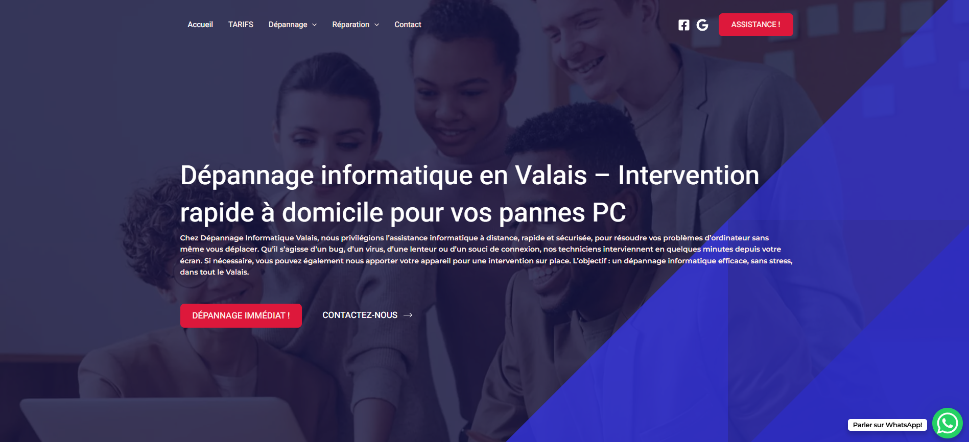 Dépannage Informatique Valais — Sion