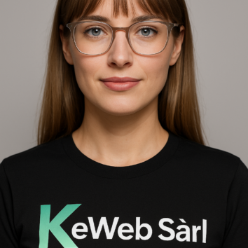 Alexandra – bras droit de l'agence de marketing en Valais KeWeb Sàrl